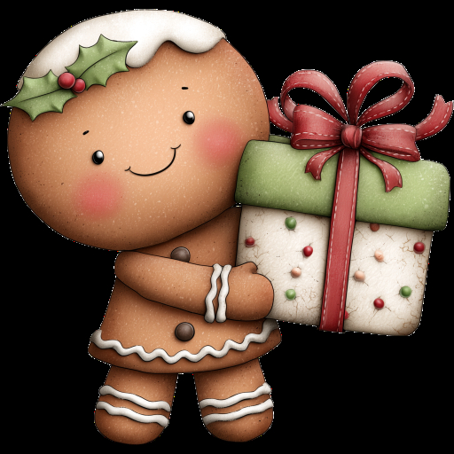 UTD - Gingerbread Man Gift Box