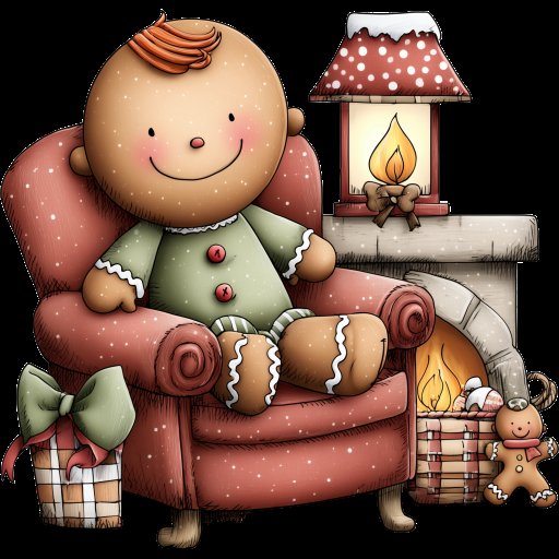 UTD - Gingerbread Man Easy Chair
