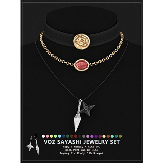 [VOZ] Sayashi Jewelry Set (Fatpack)