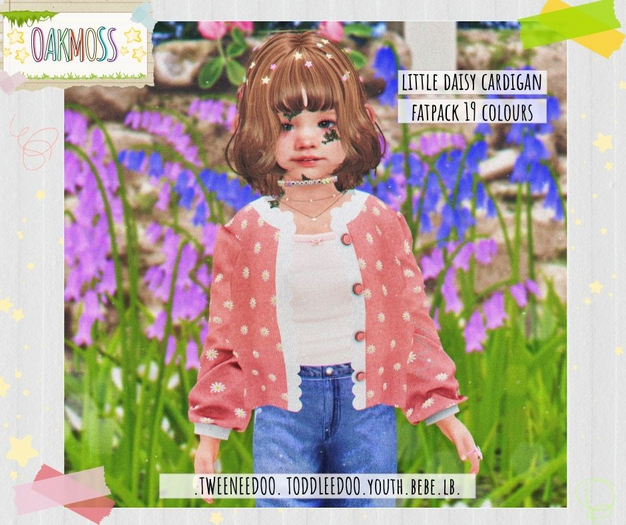 .Oakmoss. - Daisy Cardigan - FATPACK