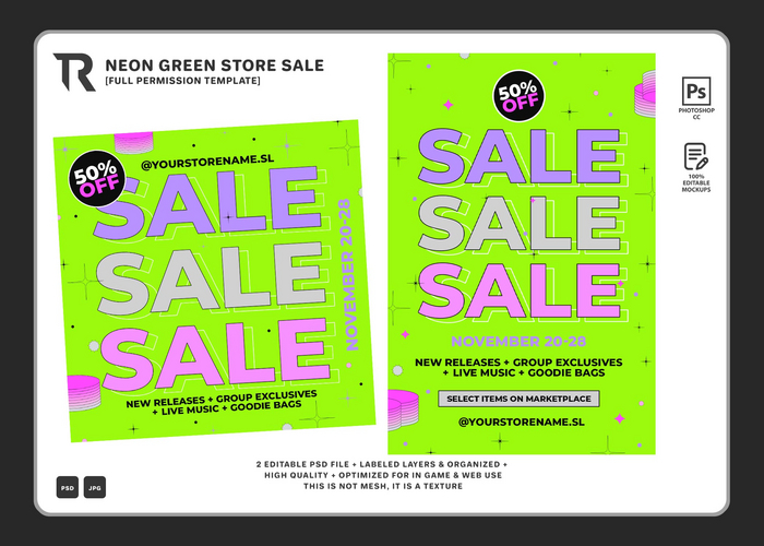 [TR] Neon Green Poster