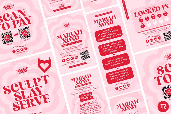 [TR] Mariah Xoxo - Branding Kit