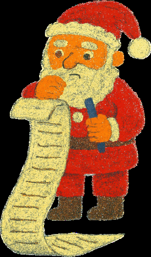 Santa long List Christmas