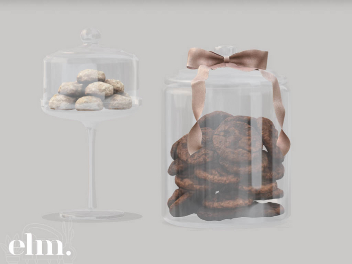 Elm. Phoebe Shelf & Decor//Cookie Containers