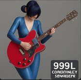 Full Perm Semi-Hollow Guitar