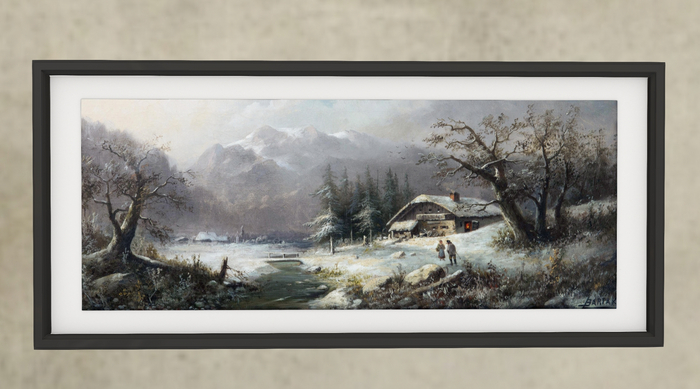 Winter Landscape - Bartak