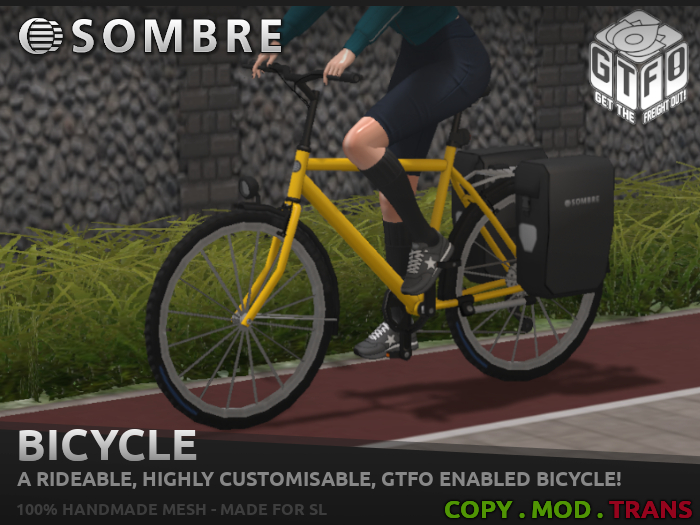 Sombre Bicycle (Rideable / GTFO / Modifiable)