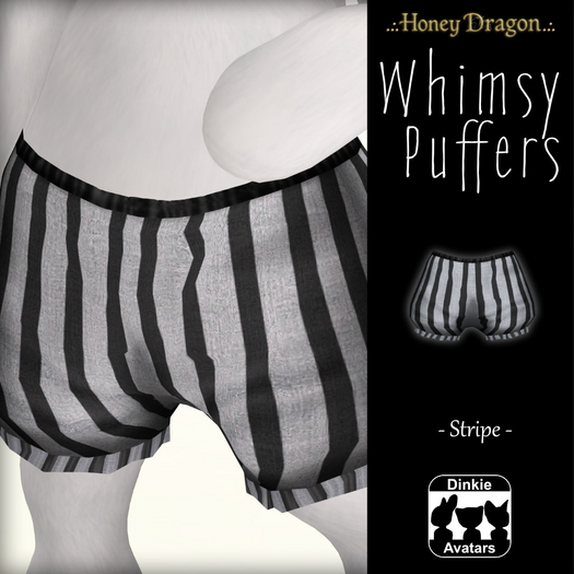 .:.H/D.:. Whimsy Puffers - Stripe [25DDAB7]