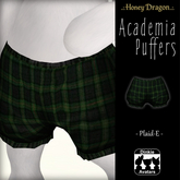 .:.H/D.:. Academia Puffers - Plaid-E [25DDAB13]