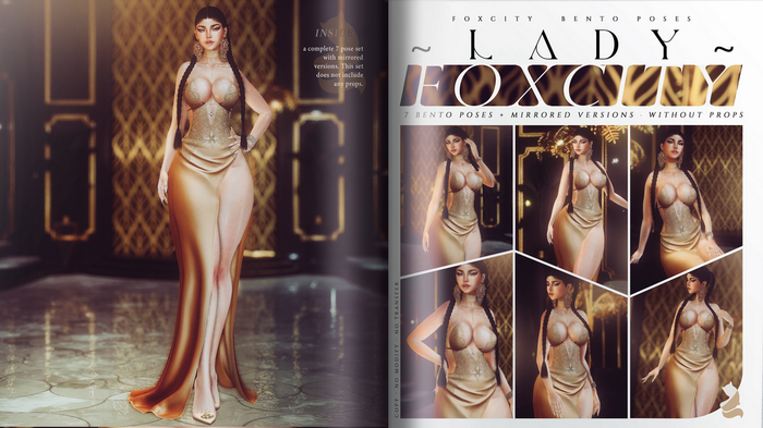 FOXCITY. Lady Bento Pose Set