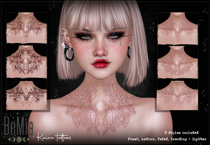 BeMia. Kaira tattoos - (Add)