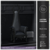 [PUREC] Gothic Throne / Black