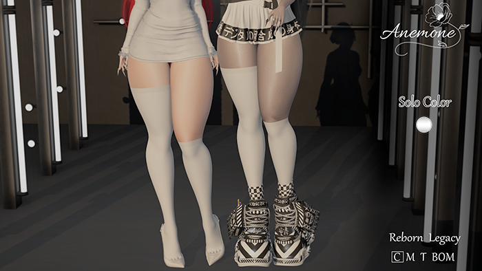 Anemone - Lily Stockings [WHITE]