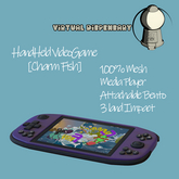 Hand-held Video Game Charm Fish