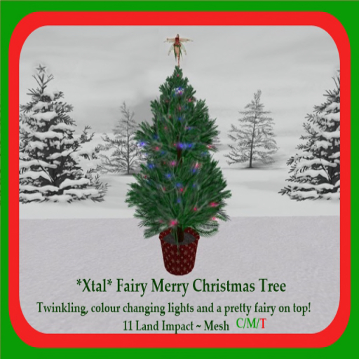 *Xtal* Fairy Merry Christmas Tree