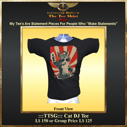 :::TTSG::: Cat DJ Tee