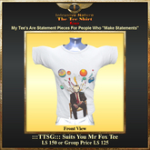 :::TTSG::: Suits You Mr Fox Tee