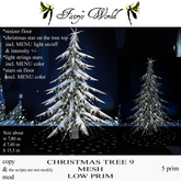 *Fairy`s World* CHRISTMAS TREE 9 MESH LOW PRIM