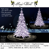 *FW* CHRISTMAS TREE 8.1 +LIGHT STRINGS color HUD+FLOOR animated