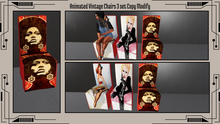 Animated Vintage Chairs 3 set Copy Modify