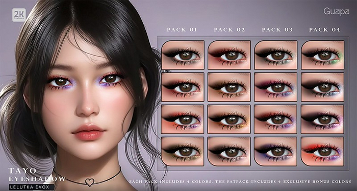 Guapa - Tayo Eyeshadow For Lel Evox (Fatpack)