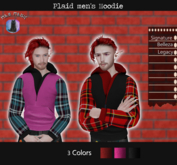 ::MM:: Plaid Men's hoodie - 3 colors