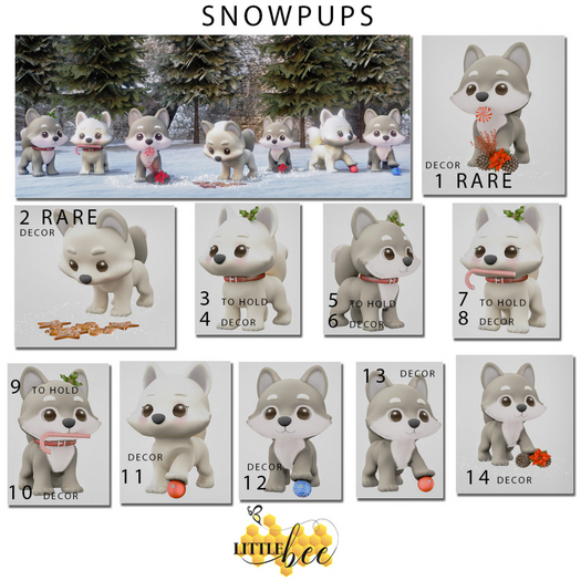 10 - Little Bee - Snowpups