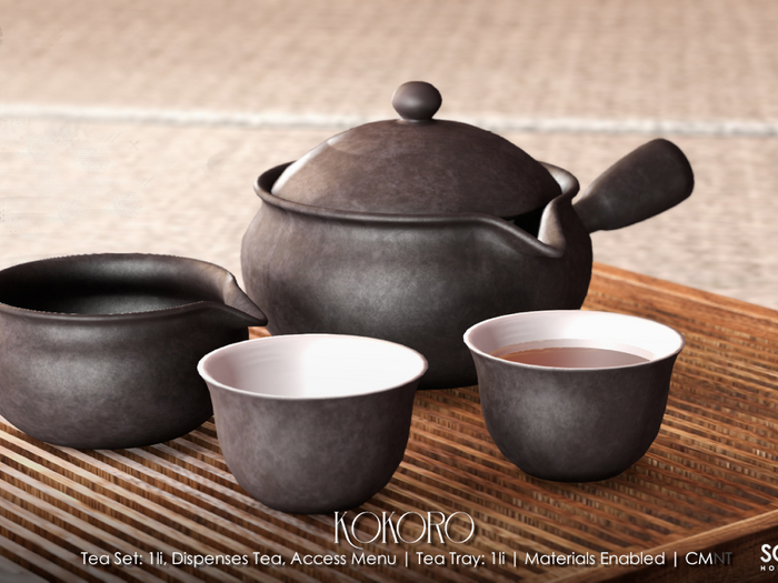 - Scafall - Kokoro / Tea Set & Tray (Dispenser)