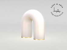 Bolton U-Lamp – Arched Accent Light | Gold Trim