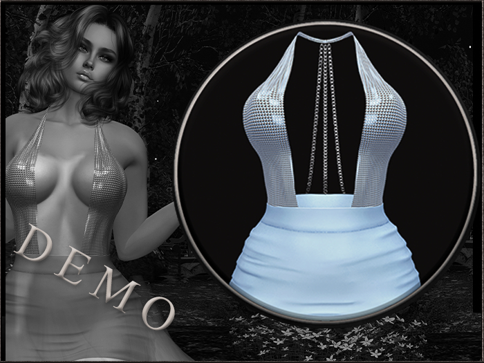 GGVG EMILY GOWN 4 VERSIONS LIGHT BLUE[DEMO]