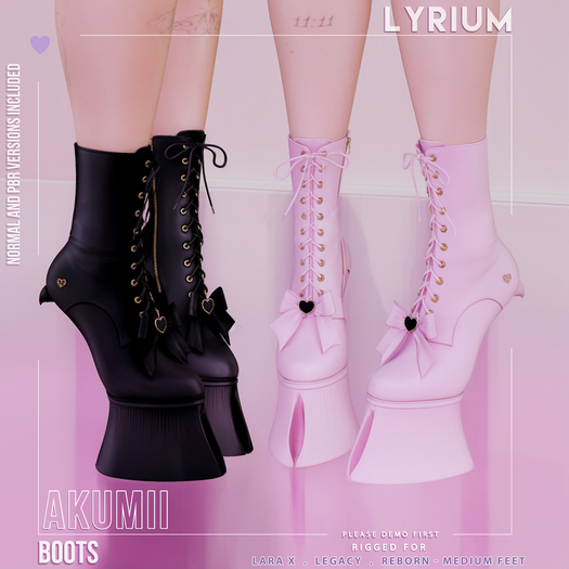 Lyrium. Akumii Boots - FATPACK