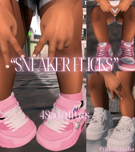 "Sneaker Flicks" PD PosePack