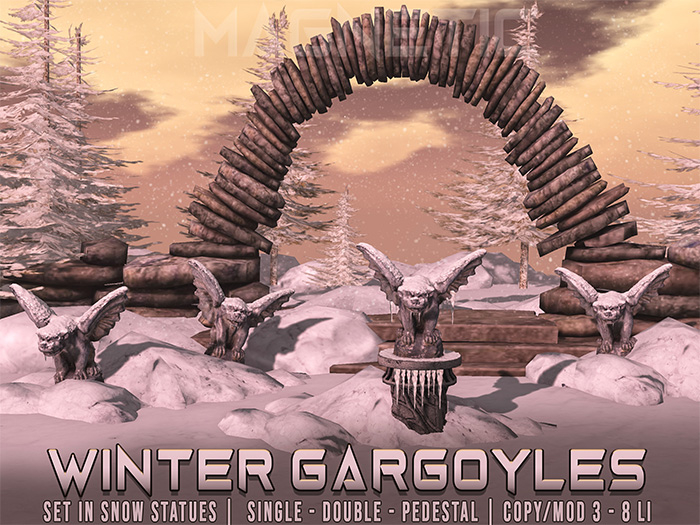 Magnetic - Winter Gargoyles