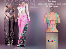 [[ Masoom ]] Love Killer Top - Aqua
