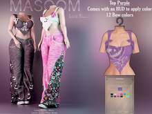 [[ Masoom ]] Love Killer Top - Purpura