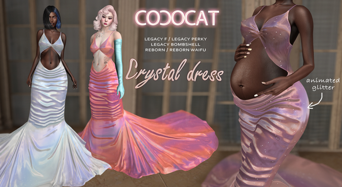 .cococat. Crystal dress - Fatpack