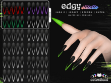 [Celesticat] Edgy Nails - Night