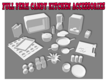 Full Perm Candy Kitchen Accessories