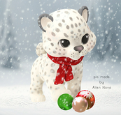 05 Bee Designs Christmas Snow Leopards ⭐❄️⭐❄️⭐