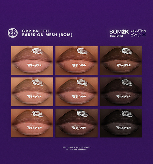 PURPLE X LeL EvoX X BOM - Grr Palette.