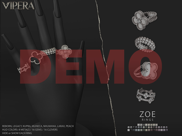 [VIPERA] DEMO Zoe Rings