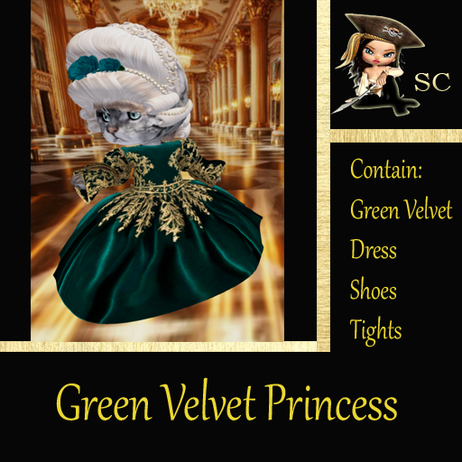 Green Velvet Dress