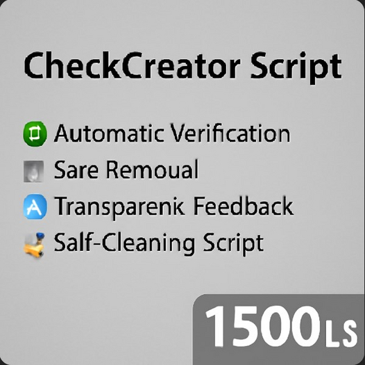 CheckCreator Script – Animation Piracy Protection Tool Script