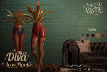[BV] Miss Diva Legs Planter - Add & Unpack