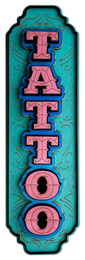 Tams - Sign - Pink Tattoo