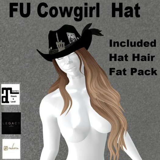 FU CowGirl Hat