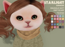 .:SD:.  Dinkie Snuggle Soft Knit Scarf with HUD