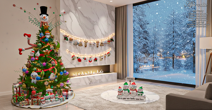 <Aphrodite> MR Frosty Christmas tree deco version