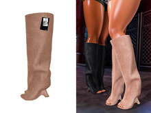 [Brior] Sapphire Wedge Boot - (Nude)