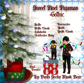 Sweet Noel PJs - Gothic - Kids  [BOXED]